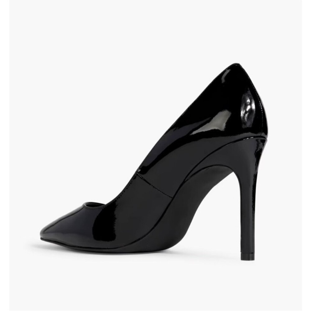 Stuart Weitzman New Leigh 95 Patent Leather Pumps Heels Black Women’s Size 5 - Picture 3 of 10